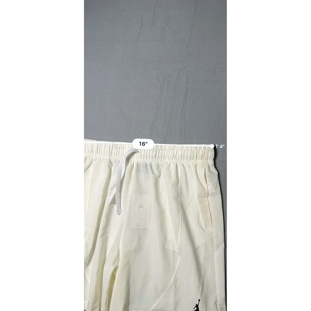 Jordan Dri-FIT Training Shorts Sail White Black DQ7902-135 Mens XL